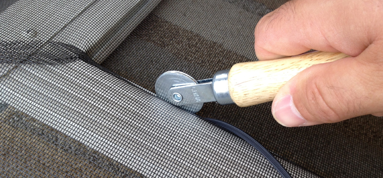 metal screen door repair in La Habra