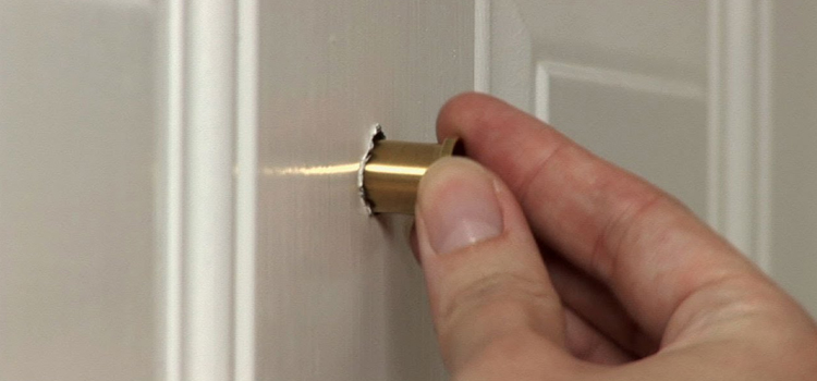 peephole door repair in La Habra